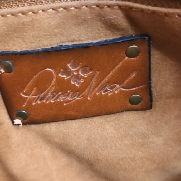 Womens Patricia Nash Carducci Leather tote in tan/light brown. - Picture 7 of 16